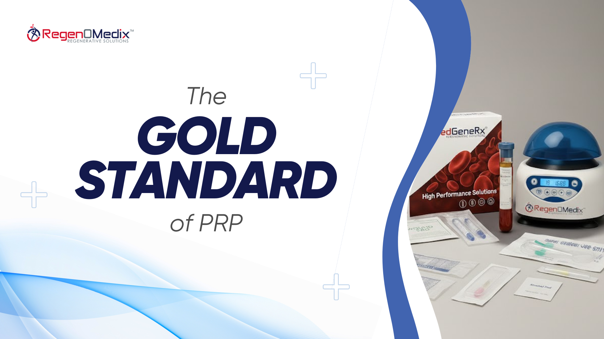 The gold standard PRP Regenomedix kit for hair restoration treatments