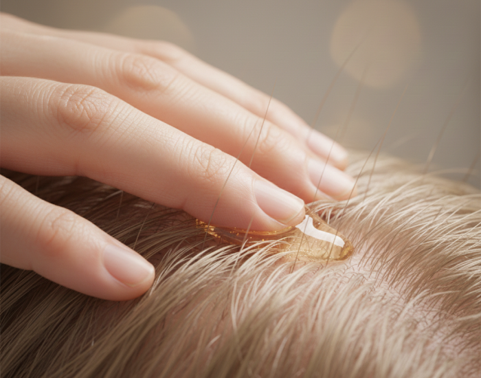 Traction alopecia caused by hair tension and styling